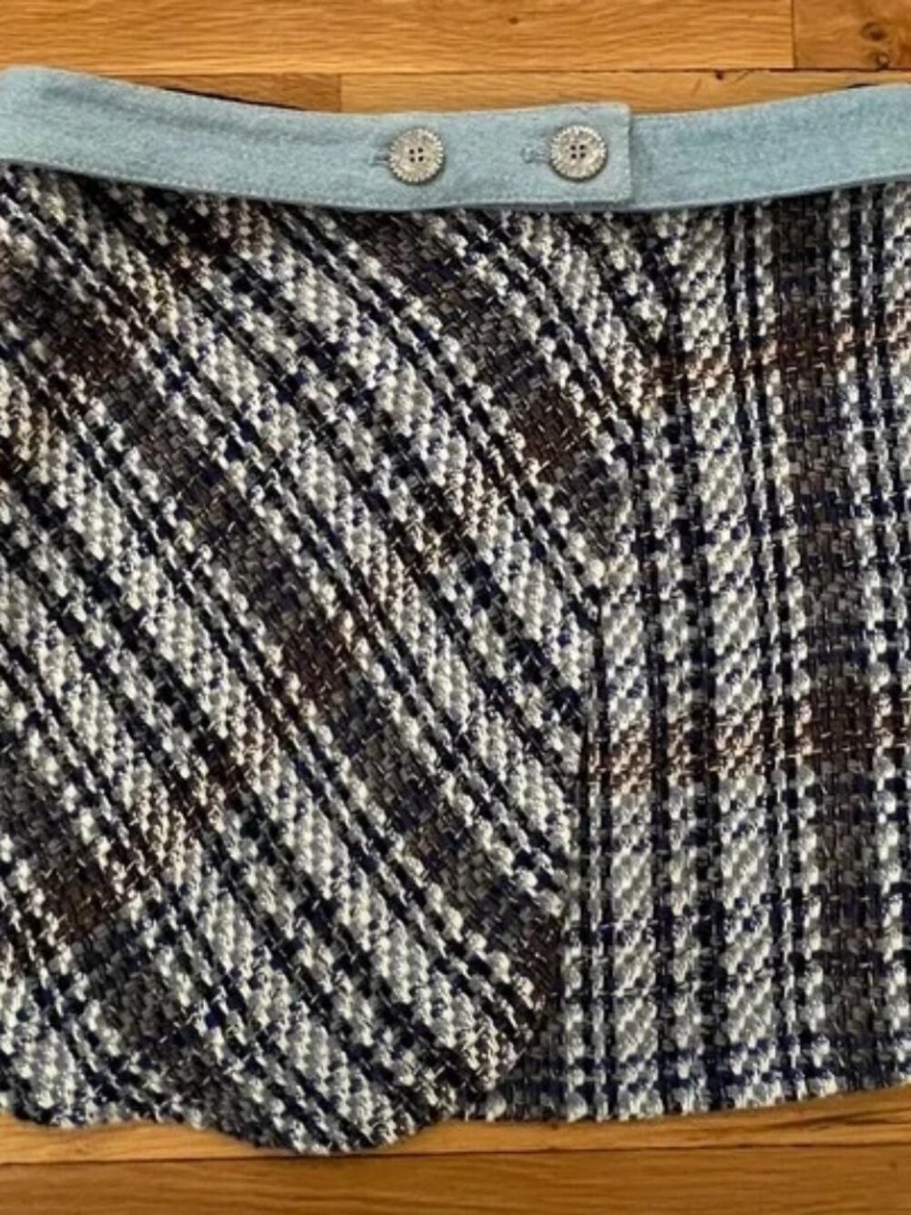 ZARA plaid short skirt